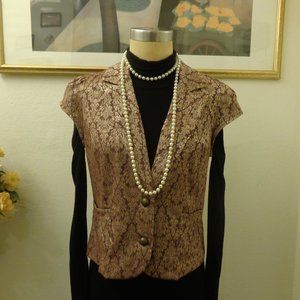 Twenty One Printed Button Down Vest